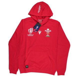 Wales RWC 2023 WRU Rugby Hooded Sweatshirt (Red)