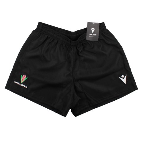 2023-2024 Samoa Rugby Training Shorts (Black)