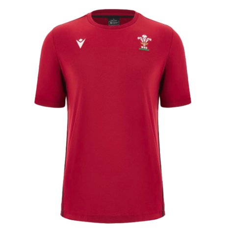 2023-2024 Wales Rugby Travel Cotton Shirt (Red)