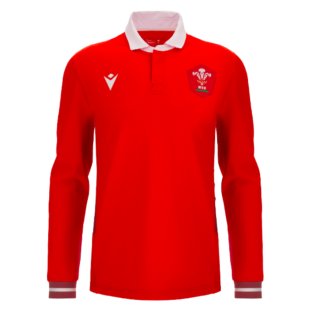 2023-2024 Wales Rugby LS Cotton Home Shirt