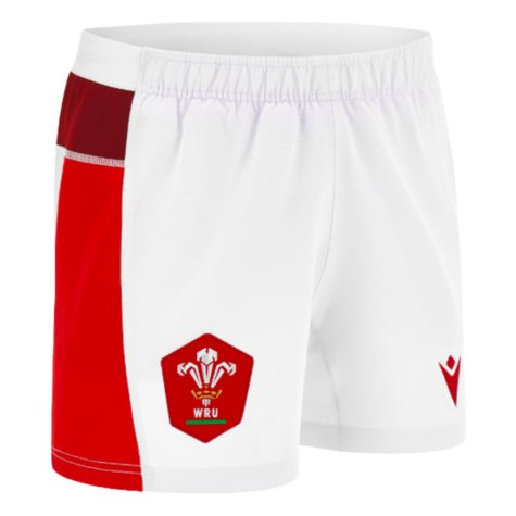 2023-2024 Wales WRU Home Rugby Shorts (White)