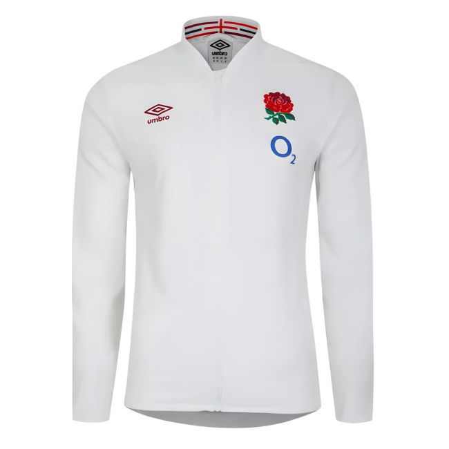 2023-2024 England Rugby Anthem Jacket (White)