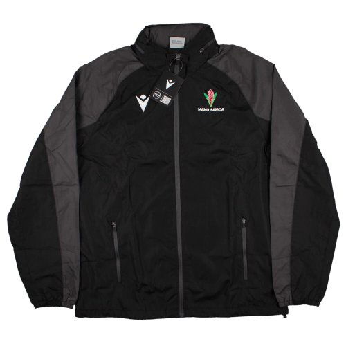 2023-2024 Samoa Rugby Waterproof Rain Jacket (Black)