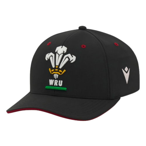 2023-2024 Wales Rugby 3D Baseball Cap (Black)  2023-2024 Wales Rugby 3D Baseball Cap (Black)