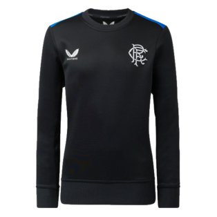 2023-2024 Rangers Players Matchday Sweatshirt (Black) - Kids
