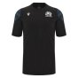 2023-2024 Scotland Rugby Travel Polycotton T-Shirt (Black)