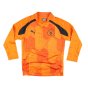 2023-2024 Man City Pre-Match LS Sweat Top (Orange) - Kids