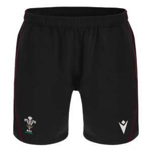 2023-2024 Wales Rugby Bermuda Shorts (Black)