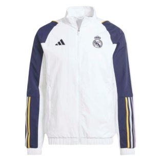 2023-2024 Real Madrid Presentation Jacket (White)