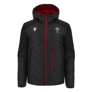 2023-2024 Wales Rugby Padded Bomber Jacket (Black)