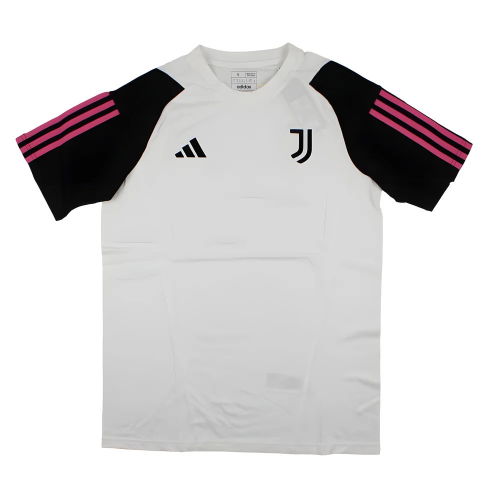 2023-2024 Juventus Cotton Tee (White)  2023-2024 Juventus Cotton Tee (White)