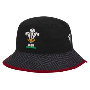 2023-2024 Wales Rugby Bucket Hat (Black)