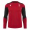 2023-2024 Wales Rugby Long Sleeve Training Tee (Red)