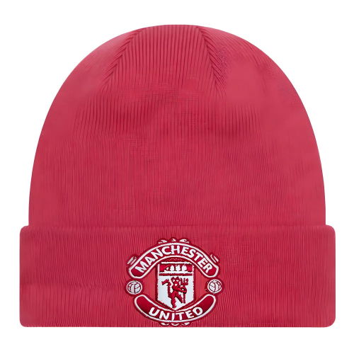 Manchester United Seasonal Cuff Beanie (Light Pink)