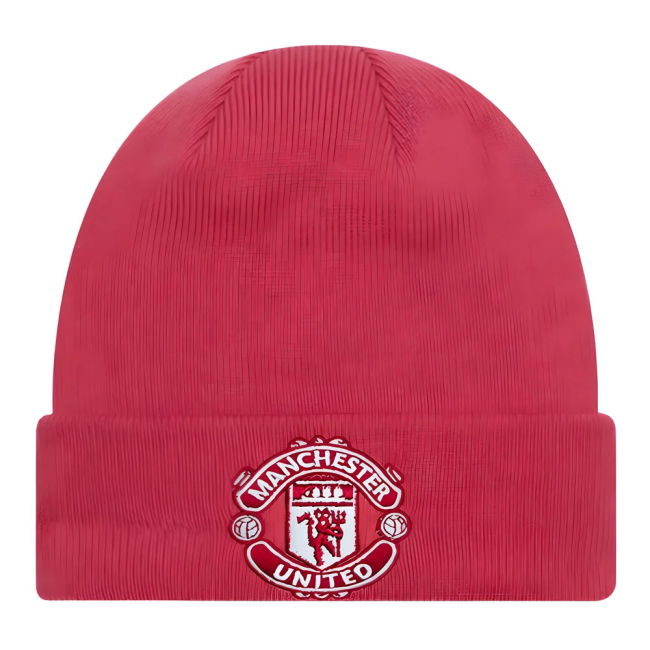 Manchester United Seasonal Cuff Beanie (Light Pink)