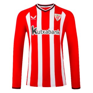 2023-2024 Athletic Bilbao Long Sleeve Home Shirt