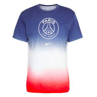 2023-2024 PSG Crest Tee (Navy) [FJ1709-100] - Uksoccershop