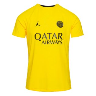 2023-2024 PSG Pre-Match Shirt (Yellow)