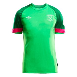 2023-2024 West Ham Home Goalkeeper Shirt (Green) - Kids