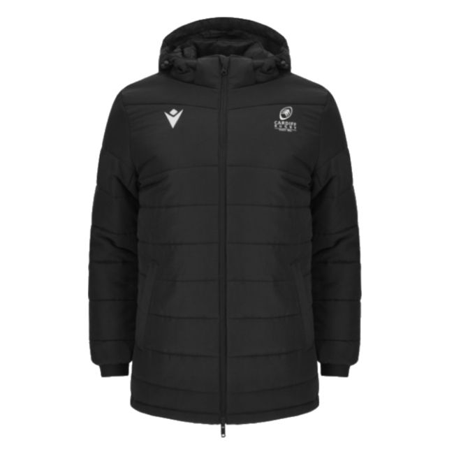 2023-2024 Cardiff Blues Rugby Padded Jacket (Black)