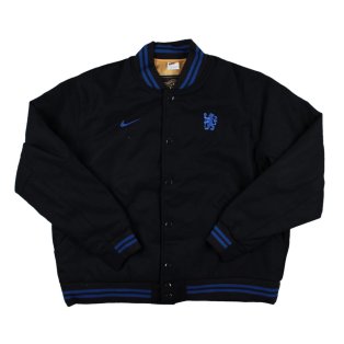 2023-2024 Chelsea Football Varsity Jacket (Black)