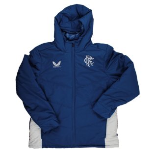 2023-2024 Rangers Coaches Match Day Bench Jacket (Blue)