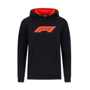2023 F1 FW Large Logo Hooded Sweat (Black)