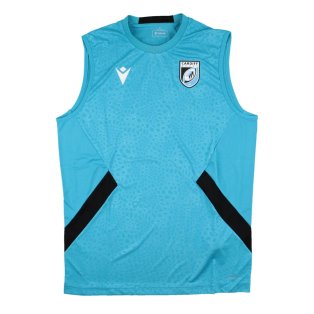 2023-2024 Cardiff Blues Rugby Training Vest (Aqua)