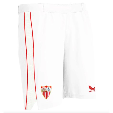 2023-2024 Sevilla Home Shorts (White) - Kids