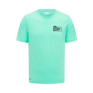2023 F1 Formula 1 Mens T-Shirt Cotton Mexico RS (Green)