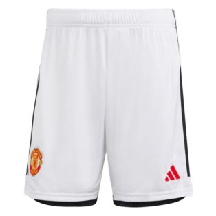 2023-2024 Man Utd Home Shorts (White)