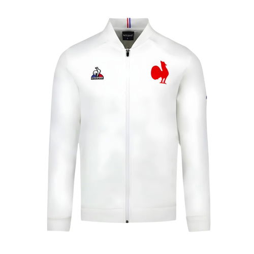 2023-2024 France Rugby Presentation Sweat Top (White)