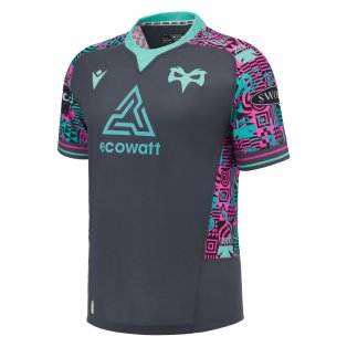 2023-2024 Ospreys Rugby Euro Poly Replica Shirt