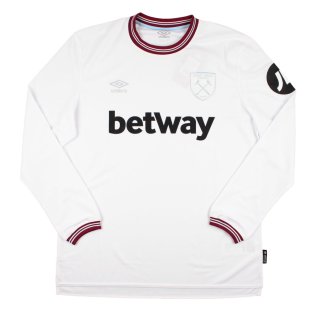 2023-2024 West Ham Long Sleeve Away Shirt
