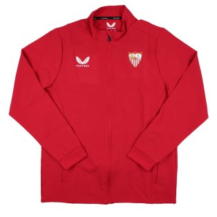 2023-2024 Sevilla Away Anthem Jacket (True Red)