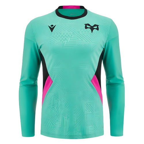 2023-2024 Ospreys Rugby Long Sleeve Training Tee (Turquoise)