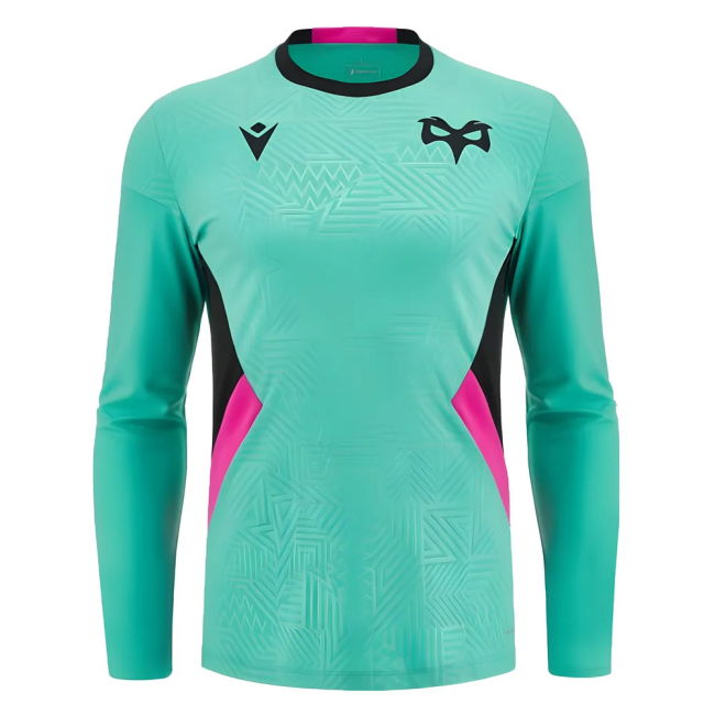 2023-2024 Ospreys Rugby Long Sleeve Training Tee (Turquoise)