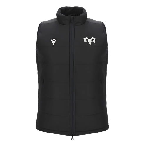 2023-2024 Ospreys Rugby Padded Gilet (Black)