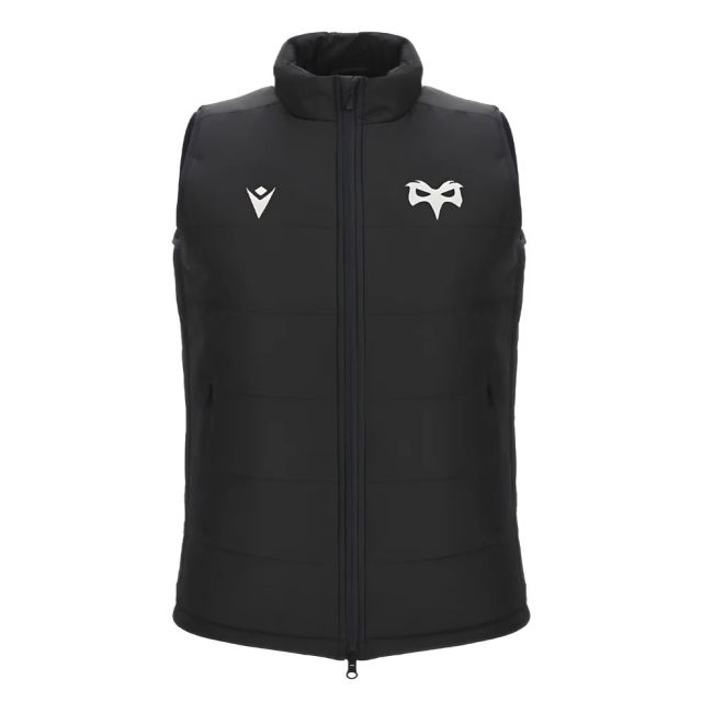 2023-2024 Ospreys Rugby Padded Gilet (Black)