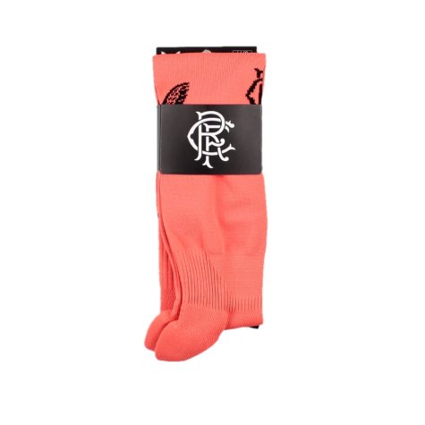 2023-2024 Rangers Goalkeeper Away Socks (Hot Coral)