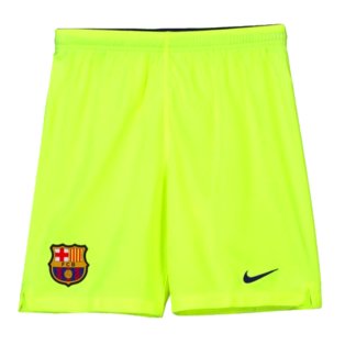 2018-2019 Barcelona Away Shorts (Volt) - Kids