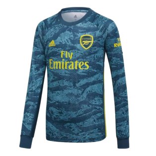 2019-2020 Arsenal Home Goalkeeper Shirt (Green) - Kids