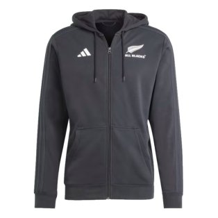 2023-2024 New Zealand All Blacks Rugby Full Zip Hoodie (Black)