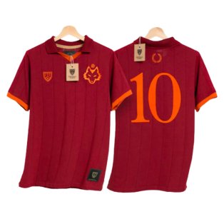 Roma Totti Tribute Il Capitano 10 Football Shirt