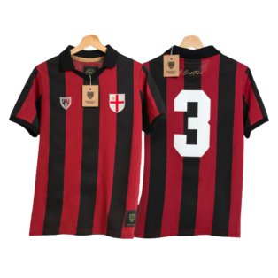 Milan Paolo Maldini Capitano 3 Tribute Football Shirt