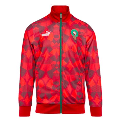 2023-2024 Morocco FtblCulture Track Jacket (Red)