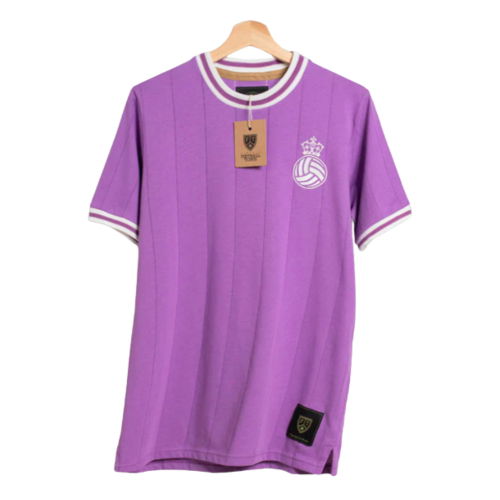 Madrid La Corona Purple Retro Football Shirt