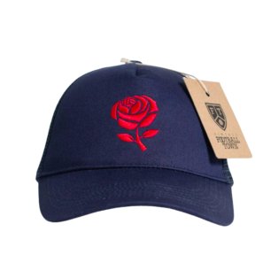 England The Red Rose Trucker (Navy)