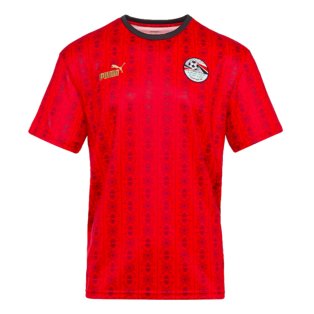 Egypt No7 A.Fathi Red Home Soccer Country Jersey