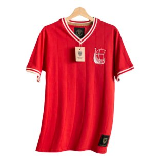 Denmark De Rød-hvide Home Retro Football Shirt
